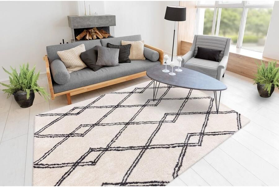 Me gusta Vloerkleed Orlando 125 Zachte hoogpolige tapijt subtiel ontworpen geschikt voor vloerverwarming - Foto 5