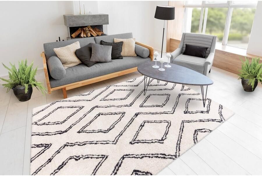 Me gusta Vloerkleed Orlando 225 Zachte hoogpolige tapijt subtiel ontworpen geschikt voor vloerverwarming - Foto 5