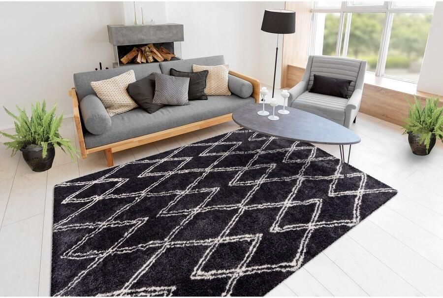 Me gusta Vloerkleed Orlando 325 Zachte hoogpolige tapijt subtiel ontworpen geschikt voor vloerverwarming - Foto 5