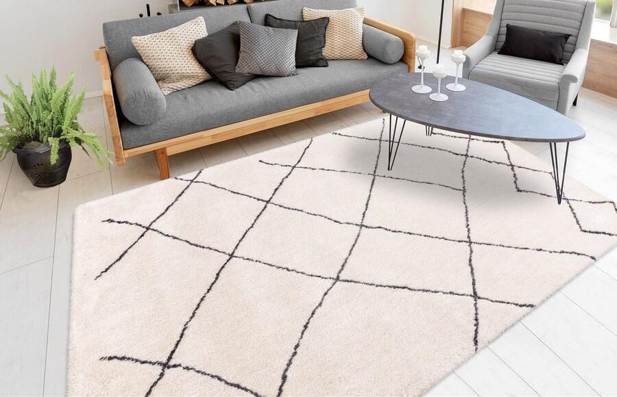 Me gusta Vloerkleed Orlando 525 Aantrekkelijk patroon retrolook katoen achterkant geschikt voor vloerverwarming - Foto 3