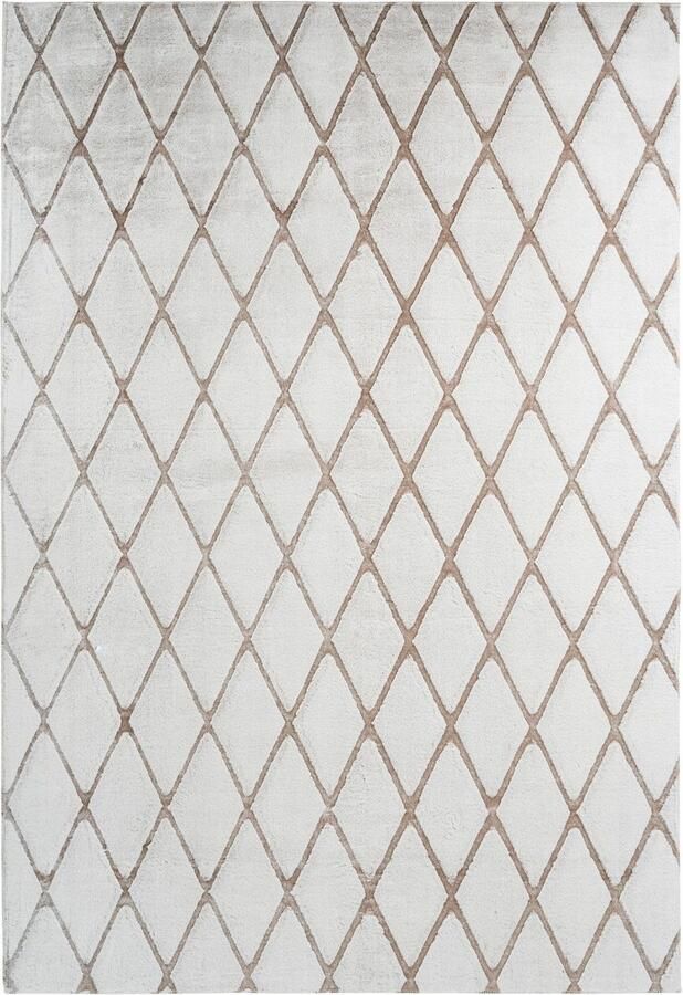 Calo-deluxe Vloerkleed Jardan-2000 bijzonder zacht door microvezel ruitdessin - Foto 3