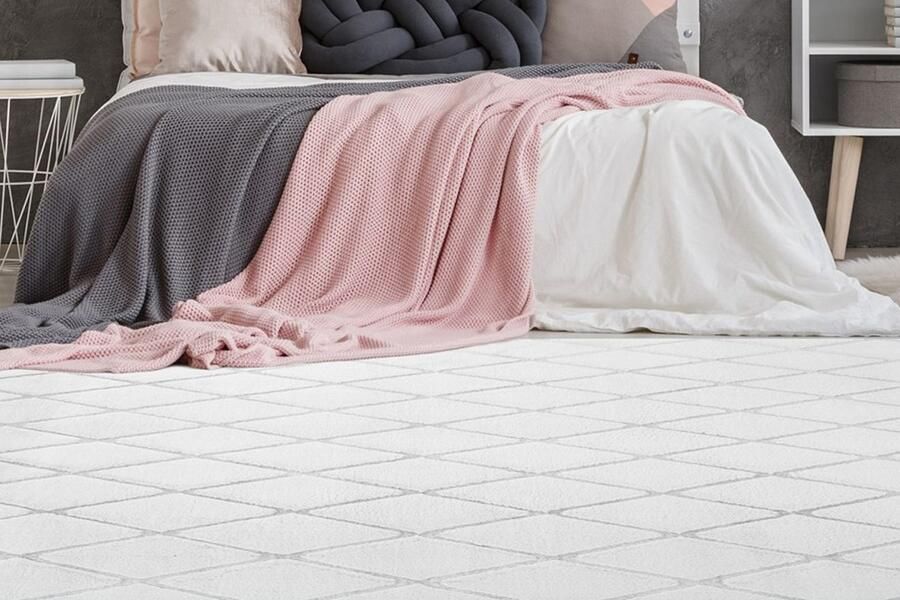 Calo-deluxe Vloerkleed Jardan-2000 bijzonder zacht door microvezel ruitdessin - Foto 5