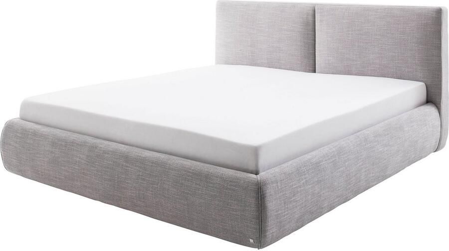 Meise EMOB Bed met opbergruimte Celine 180x200 antraciet Gestoffeerde tweepersoonsbedden Antraciet Textiel Gestoffeerde tweepersoonsbedden Tweepersoons Normaal bed Op voorraad - Foto 3