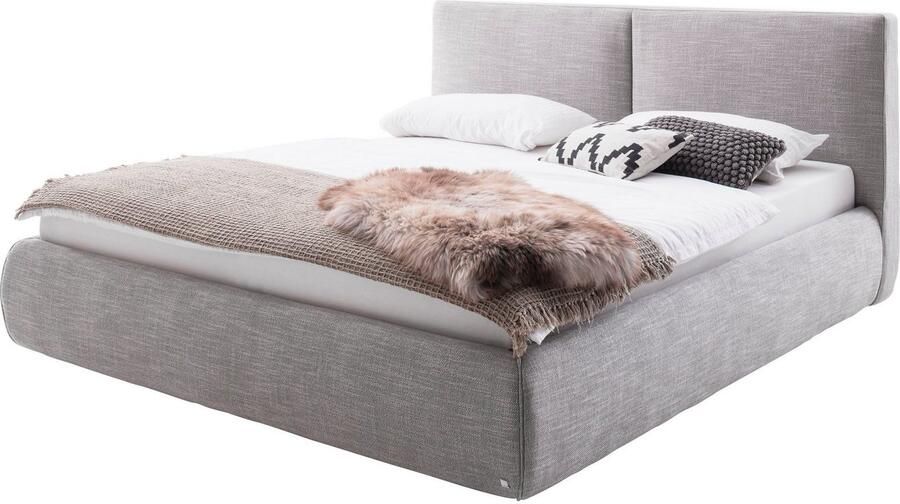 Meise EMOB Bed met opbergruimte Celine 180x200 antraciet Gestoffeerde tweepersoonsbedden Antraciet Textiel Gestoffeerde tweepersoonsbedden Tweepersoons Normaal bed Op voorraad - Foto 11