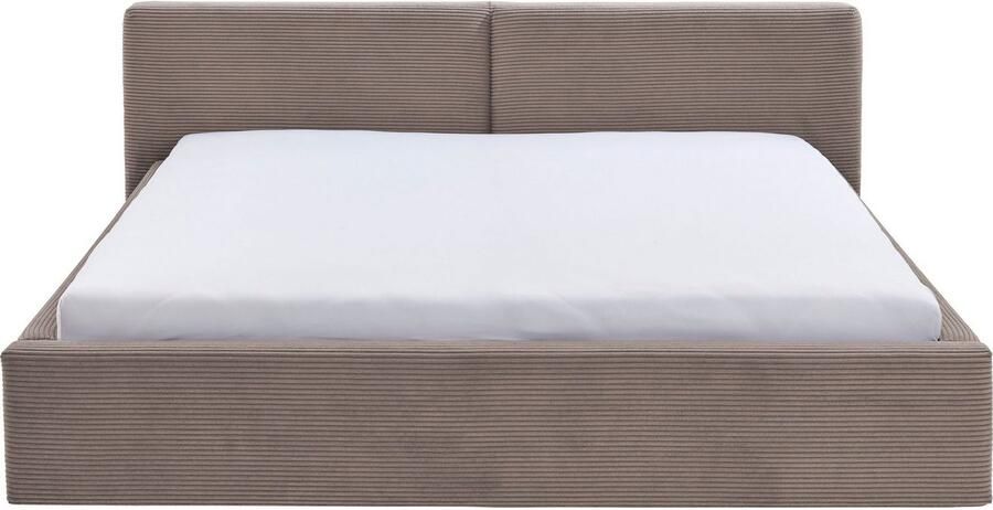 Meise.möbel Gestoffeerd bed Cube optioneel met matras en bedlade extra vlak hoofdeinde verkrijgbaar in de breedtes 140cm 160cm & 180cm - Foto 5