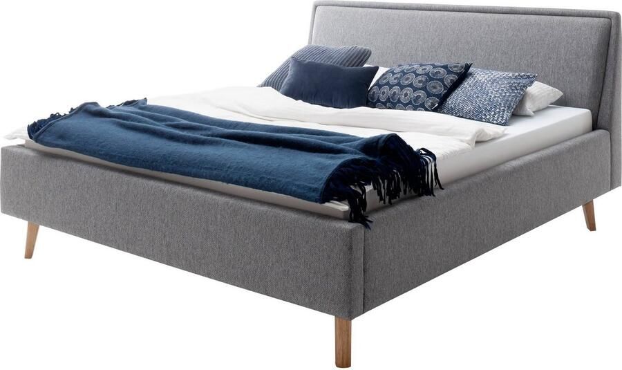 Meise.möbel Gestoffeerd bed Frieda naar keuze met lattenbodem en bedkist - Foto 5