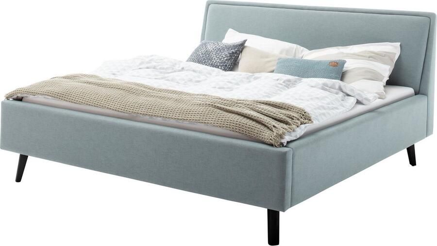 Meise.möbel Gestoffeerd bed Frieda naar keuze met lattenbodem en bedkist - Foto 2