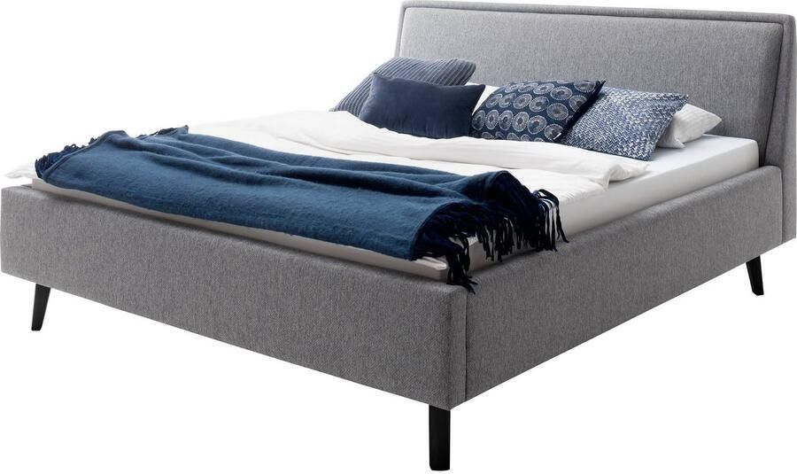 Meise.möbel Gestoffeerd bed Frieda naar keuze met lattenbodem en bedkist - Foto 3