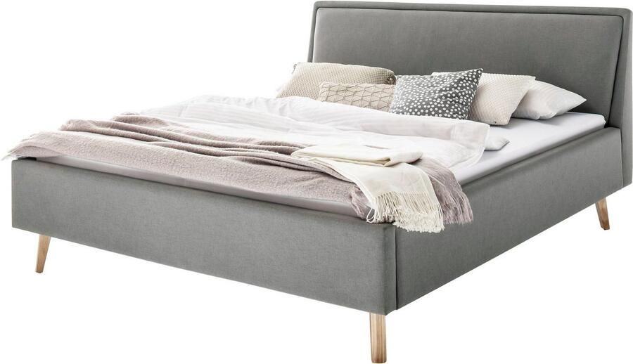 Meise.möbel Gestoffeerd bed Frieda naar keuze met lattenbodem en bedkist - Foto 2