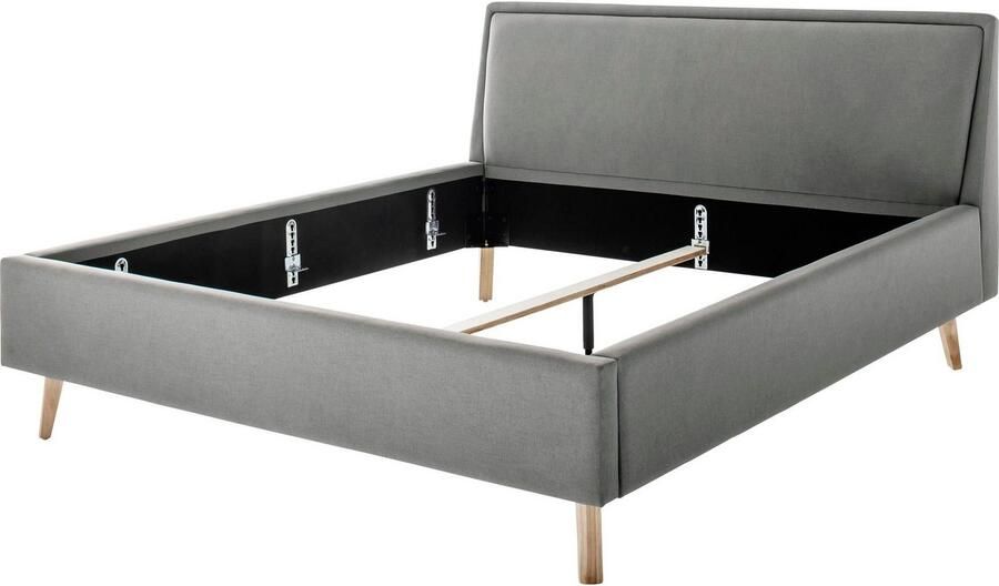 Meise.möbel Gestoffeerd bed Frieda naar keuze met lattenbodem en bedkist - Foto 7