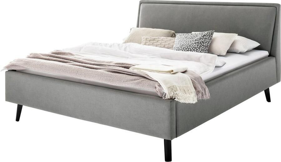Meise.möbel Gestoffeerd bed Frieda naar keuze met lattenbodem en bedkist - Foto 2