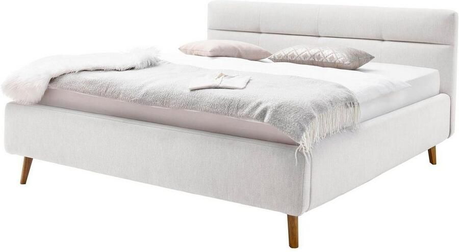 Meise.möbel Gestoffeerd bed Lotte met lattenbodem en bedkist - Foto 9