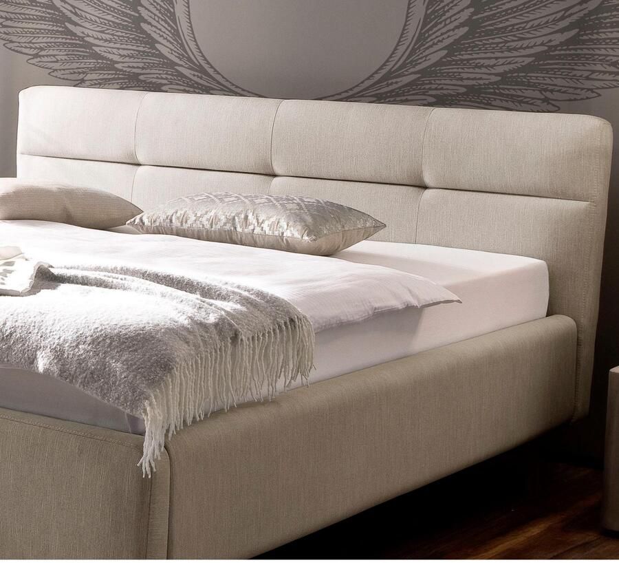 Meise.möbel Gestoffeerd bed Lotte met lattenbodem en bedkist - Foto 2