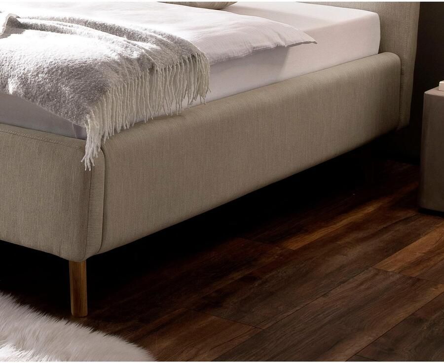 Meise.möbel Gestoffeerd bed Lotte met lattenbodem en bedkist - Foto 3