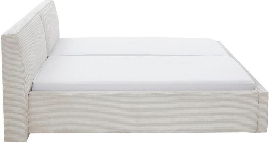 Meise EMOB Tweepersoonsbed Mitoma 160 x 200 cm Beigekleurig design Gestoffeerde tweepersoonsbedden Beige Stof Gestoffeerde tweepersoonsbedden Tweepersoons Normaal bed Op voorraad - Foto 9