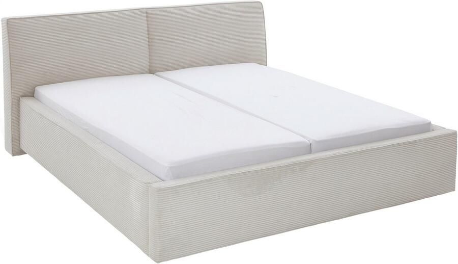 Meise EMOB Tweepersoonsbed Mitoma 160 x 200 cm Beigekleurig design Gestoffeerde tweepersoonsbedden Beige Stof Gestoffeerde tweepersoonsbedden Tweepersoons Normaal bed Op voorraad - Foto 7