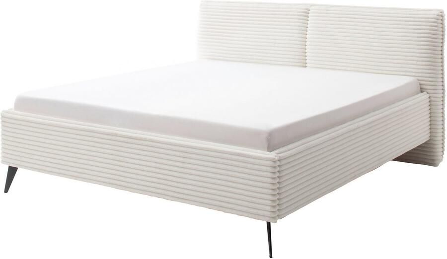 Meise EMOB Tweepersoonsbed Rasmus 180 x 200 cm Lichtbeige ontwerp Gestoffeerde tweepersoonsbedden Beige Stof Gestoffeerde tweepersoonsbedden Tweepersoons Normaal bed Op voorraad - Foto 13