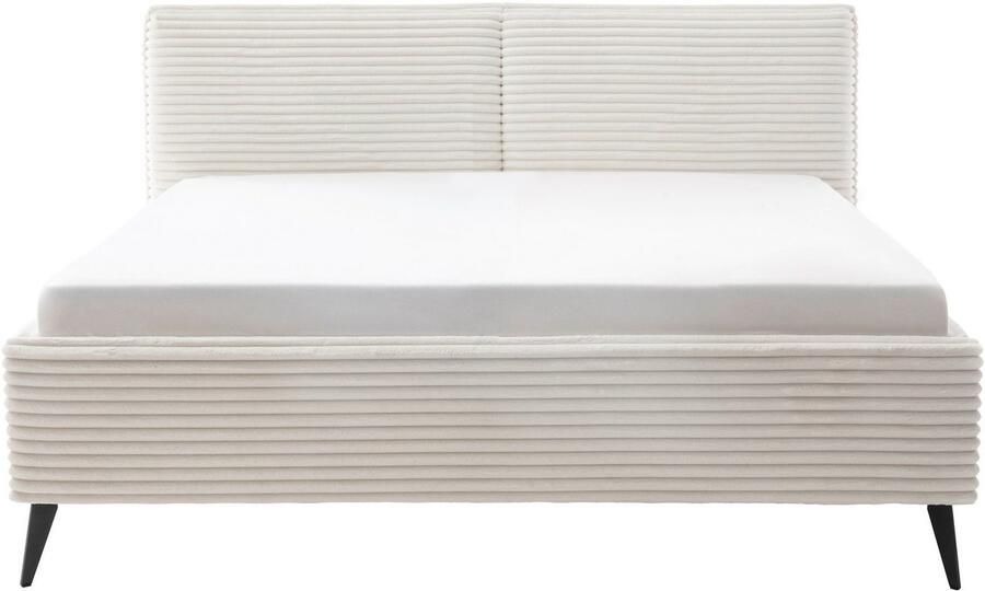 Meise EMOB Tweepersoonsbed Rasmus 180 x 200 cm Lichtbeige ontwerp Gestoffeerde tweepersoonsbedden Beige Stof Gestoffeerde tweepersoonsbedden Tweepersoons Normaal bed Op voorraad - Foto 10