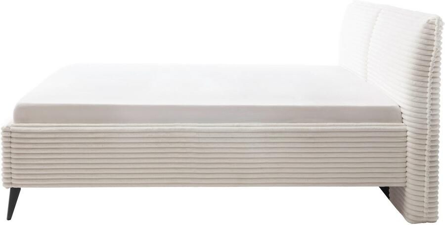 Meise EMOB Tweepersoonsbed Rasmus 180 x 200 cm Lichtbeige ontwerp Gestoffeerde tweepersoonsbedden Beige Stof Gestoffeerde tweepersoonsbedden Tweepersoons Normaal bed Op voorraad - Foto 16