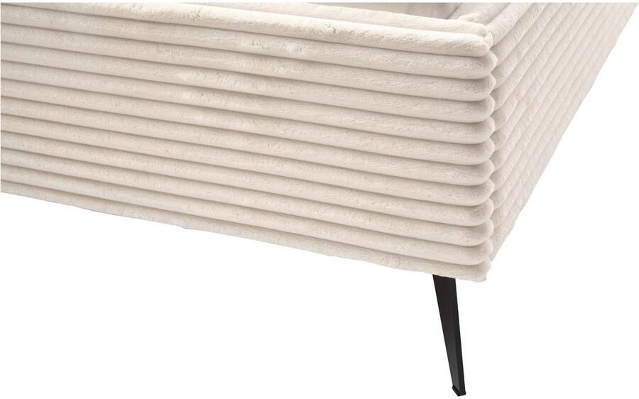 Meise EMOB Tweepersoonsbed Rasmus 180 x 200 cm Lichtbeige ontwerp Gestoffeerde tweepersoonsbedden Beige Stof Gestoffeerde tweepersoonsbedden Tweepersoons Normaal bed Op voorraad - Foto 9