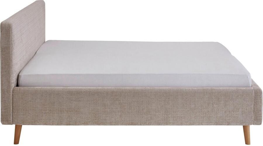 Meise EMOB Tweepersoonsbed Younes 180x200cm met opbergruimte beige Gestoffeerde tweepersoonsbedden Beige Polyester; Katoen Gestoffeerde tweepersoonsbedden Tweepersoons Normaal bed Op voorraad - Foto 12