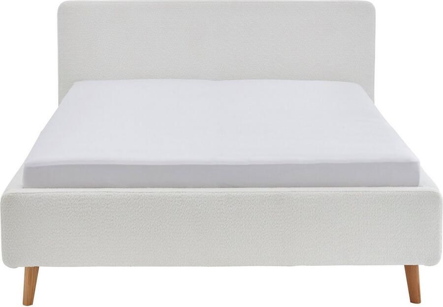 Meise EMOB Tweepersoonsbed Dalila 180x200cm teddystof met opbergruimte wit Gestoffeerde tweepersoonsbedden Wit Polyester Gestoffeerde tweepersoonsbedden Tweepersoons Normaal bed Op voorraad - Foto 3