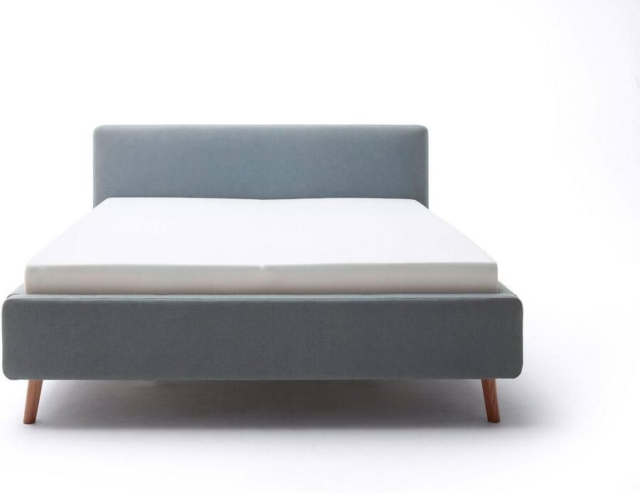 Meise EMOB Tweepersoonsbed Tony 180x200cm met opbergruimte ijsblauw Gestoffeerde tweepersoonsbedden Blauw Polyester Gestoffeerde tweepersoonsbedden Tweepersoons Normaal bed Op voorraad - Foto 3