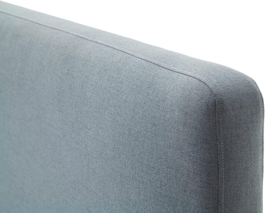 Meise EMOB Tweepersoonsbed Tony 180x200cm met opbergruimte ijsblauw Gestoffeerde tweepersoonsbedden Blauw Polyester Gestoffeerde tweepersoonsbedden Tweepersoons Normaal bed Op voorraad - Foto 2
