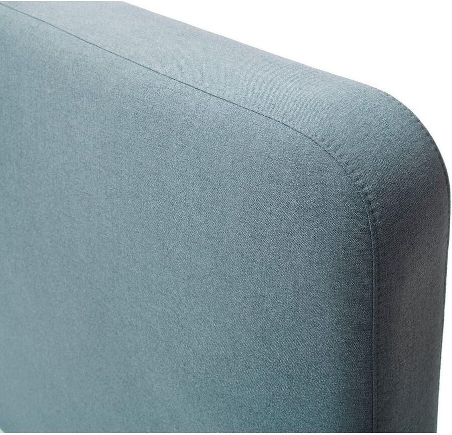 Meise EMOB Gestoffeerd bed Tony 160x200 ijsblauw Gestoffeerde tweepersoonsbedden Blauw Textiel; Polyester Gestoffeerde tweepersoonsbedden Tweepersoons Normaal bed Op voorraad