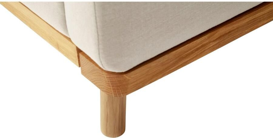 Meise EMOB Gecapitonneerd bed Cézanne 160x200cm met opbergruimte beige eik Gestoffeerde tweepersoonsbedden Beige Polyester Gestoffeerde tweepersoonsbedden Tweepersoons Normaal bed Op voorraad - Foto 18