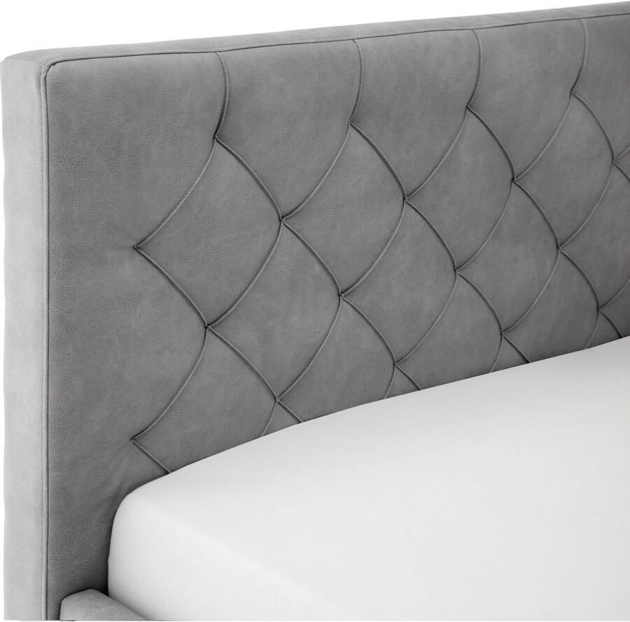 Meise.möbel Gestoffeerd bed Sanremo met bedkist - Foto 3