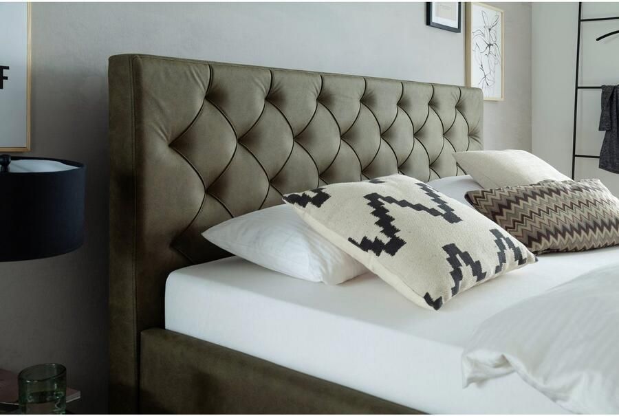 Meise.möbel Gestoffeerd bed Sanremo met bedkist - Foto 5