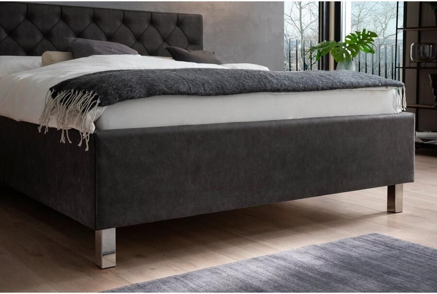 Meise.möbel Gestoffeerd bed Sanremo met bedkist - Foto 6