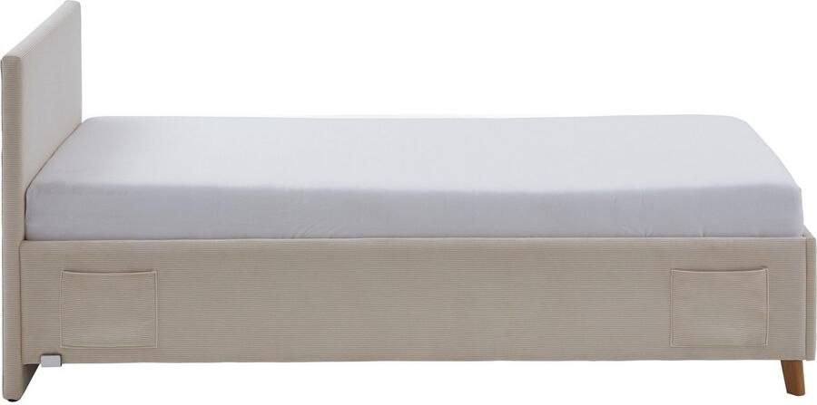 Meise.möbel Kinderledikant Blauw Bekleed bed naar keuze met bedkist tienerbed inclusief USB-aansluiting - Foto 10