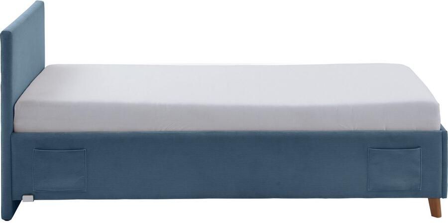 Meise.möbel Kinderledikant Blauw Bekleed bed naar keuze met bedkist tienerbed inclusief USB-aansluiting - Foto 8