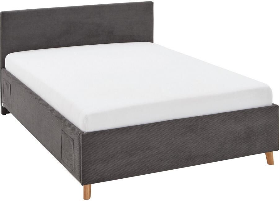 Meise EMOB Eenpersoonsbed Cool 120 x 200 cm Antraciet Gestoffeerde twijfelaarbedden Antraciet Stof Gestoffeerde twijfelaarbedden Twijfelaar (120 cm breed) Normaal bed Op voorraad - Foto 5