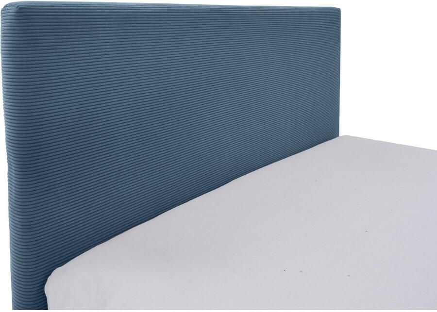 Meise.möbel Kinderledikant Blauw Bekleed bed naar keuze met bedkist tienerbed inclusief USB-aansluiting - Foto 4