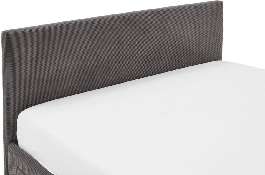 Meise EMOB Eenpersoonsbed Cool 120 x 200 cm Antraciet Gestoffeerde twijfelaarbedden Antraciet Stof Gestoffeerde twijfelaarbedden Twijfelaar (120 cm breed) Normaal bed Op voorraad - Foto 10