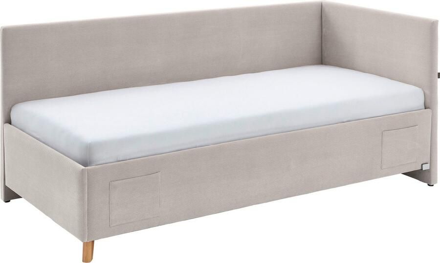 Meise Eenpersoonsbed Cool 90 x 200 cm Nata-design Gestoffeerde eenpersoonsbedden Beige Stof Gestoffeerde eenpersoonsbedden Eenpersoons Normaal bed - Foto 7