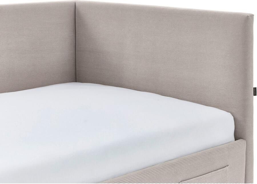 Meise Eenpersoonsbed Cool 90 x 200 cm Nata-design Gestoffeerde eenpersoonsbedden Beige Stof Gestoffeerde eenpersoonsbedden Eenpersoons Normaal bed - Foto 4