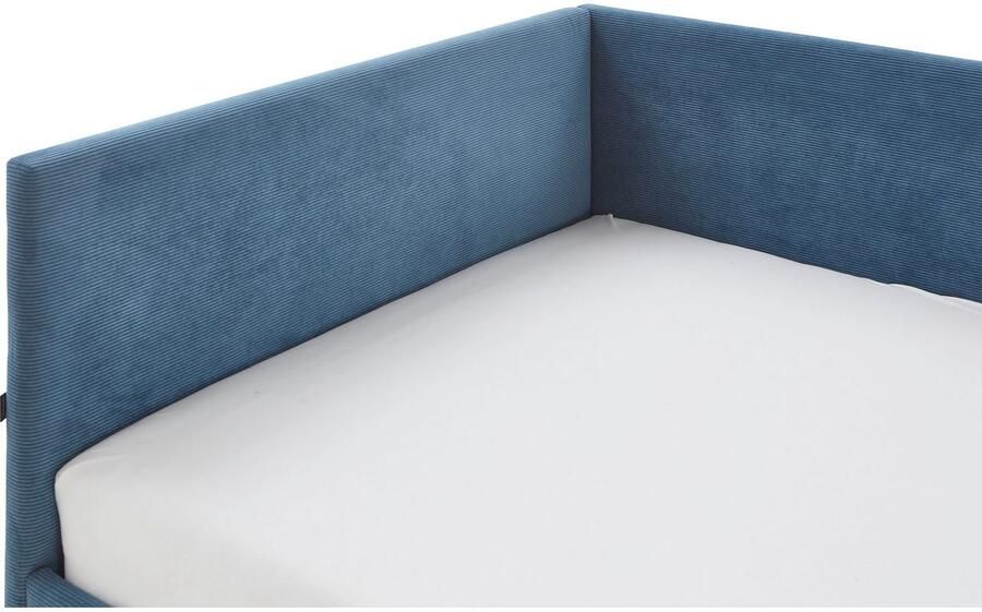 Meise EMOB Eenpersoonsbed Cool Met rugleuning 90 x 200 cm Blauw design Gestoffeerde eenpersoonsbedden Blauw Stof Gestoffeerde eenpersoonsbedden Eenpersoons Normaal bed Op voorraad - Foto 8