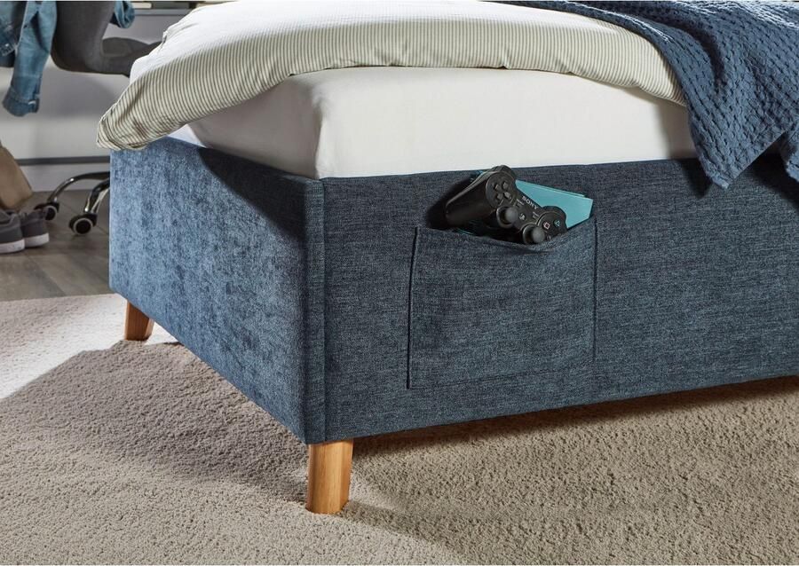 Meise.möbel Kinderledikant Fun Bekleed bed naar keuze met bedkist tienerbed inclusief USB-aansluiting - Foto 11