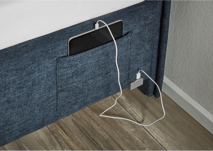 Meise.möbel Kinderledikant Fun Bekleed bed naar keuze met bedkist tienerbed inclusief USB-aansluiting - Foto 8