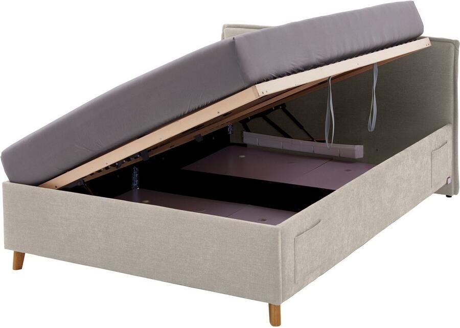 Meise.möbel Kinderledikant Fun Bekleed bed naar keuze met bedkist tienerbed inclusief USB-aansluiting - Foto 7