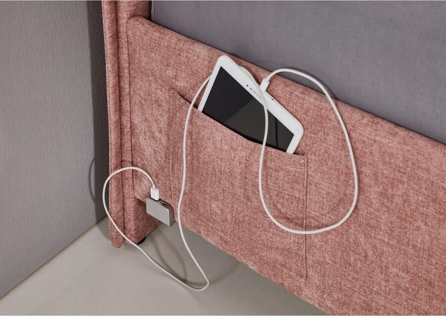 Meise.möbel Kinderledikant Fun Bekleed bed naar keuze met bedkist tienerbed inclusief USB-aansluiting - Foto 15