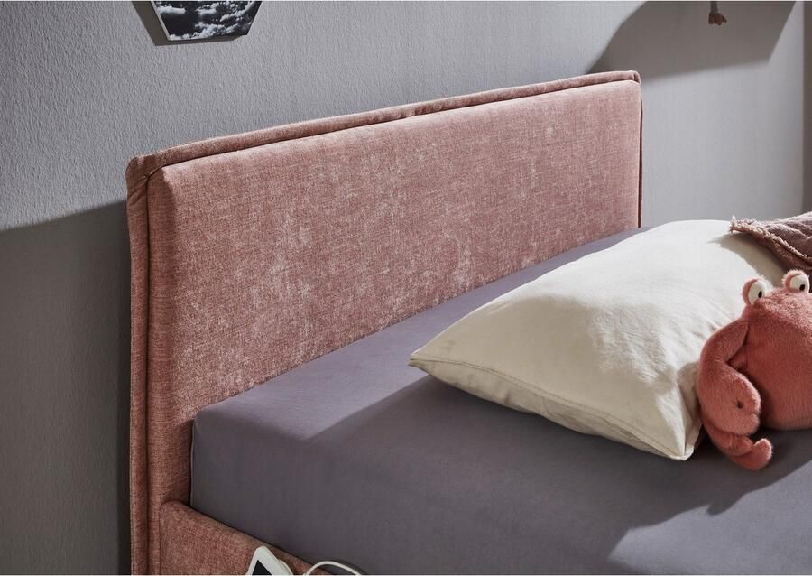 Meise.möbel Kinderledikant Fun Bekleed bed naar keuze met bedkist tienerbed inclusief USB-aansluiting - Foto 17