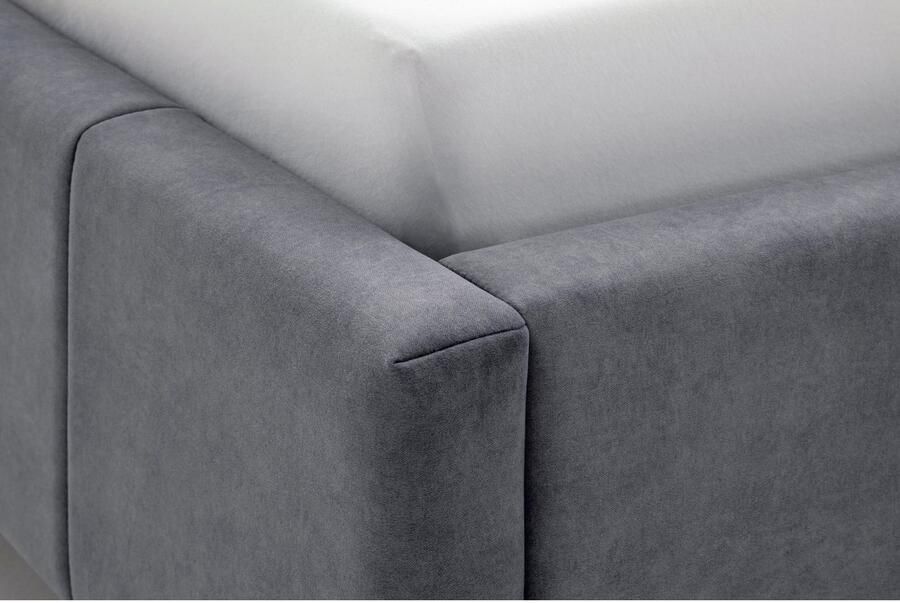 Meise EMOB Tweepersoonsbed Lizzie 180x200cm met opbergruimte antraciet Gestoffeerde tweepersoonsbedden Antraciet Polyester Gestoffeerde tweepersoonsbedden Tweepersoons Normaal bed Op voorraad - Foto 8