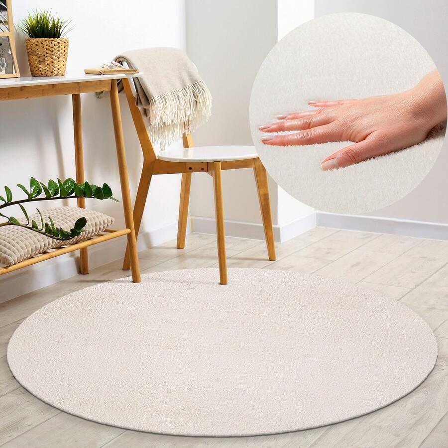 Merinos Vloerkleed Loft 37 Vloerkleed van imitatiebont bijzonder zacht en behaaglijk voelt als bont