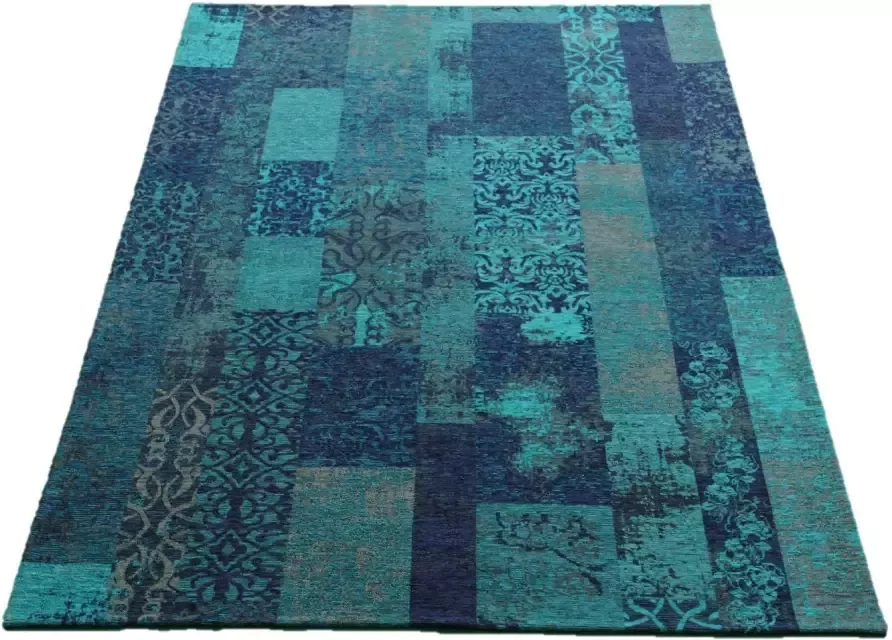 Merinos Vloerkleed Vintage Patchwork Marakesh Turquoise 200 x 290 cm