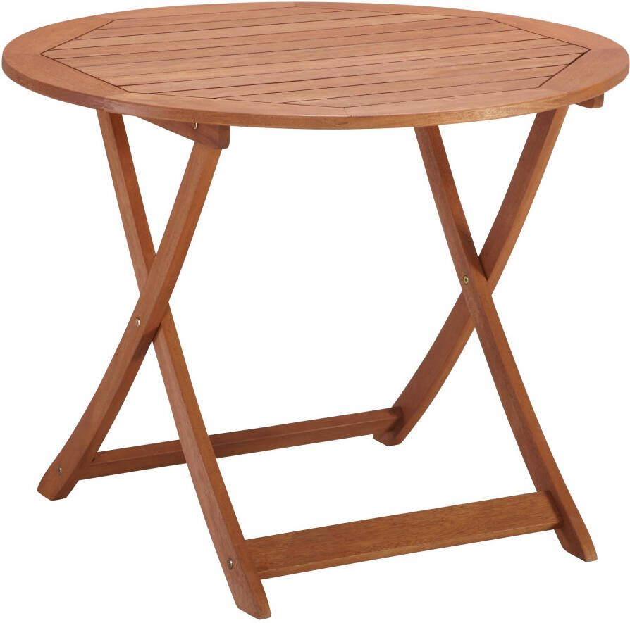 MERXX Tuintafel Borkum Ø 100 cm hoogte: 74 cm inklapbaar - Foto 5
